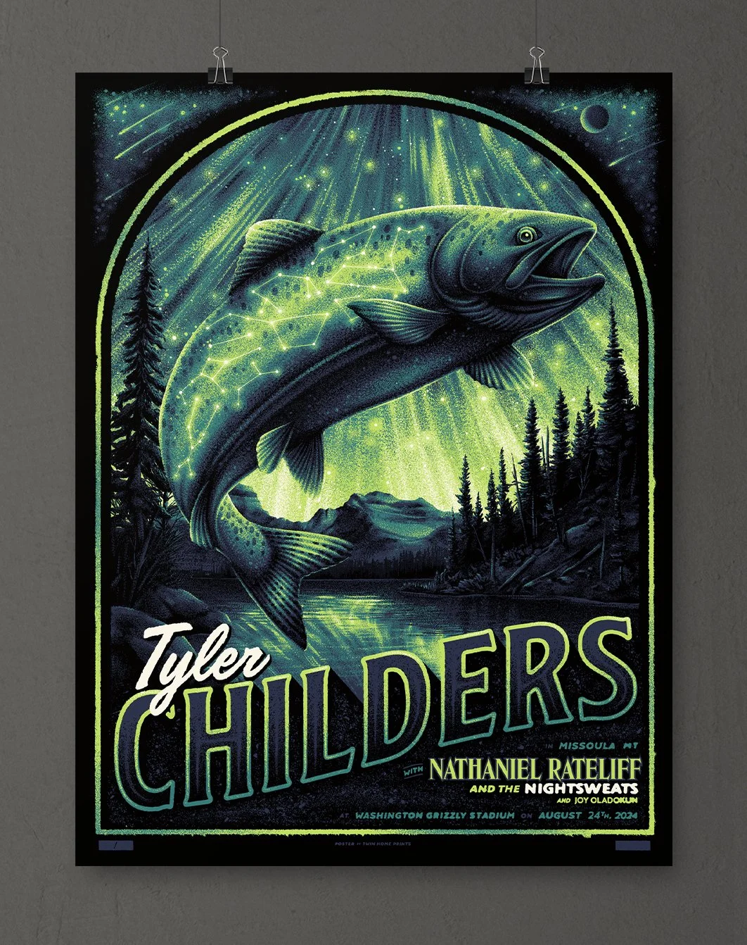 Tyler Childers live tour poster 2026